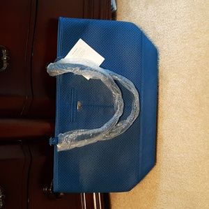 Thirty-One Darling Cobalt Petal Punch Style Setter Tote NWT